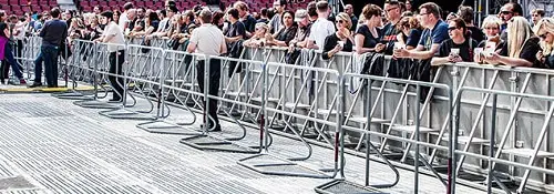 Few Examples of Crowd Control Barriers