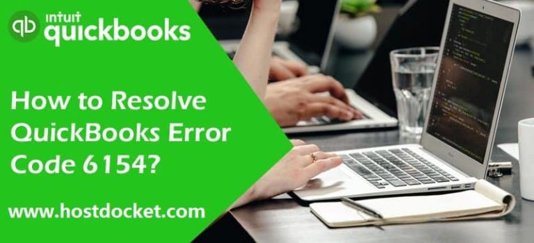 How to fix QuickBooks error code 6154?