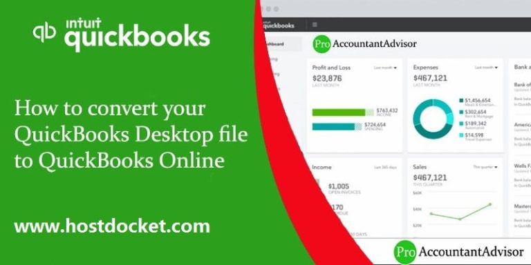 How to move or convert your QuickBooks desktop files to QuickBooks online?