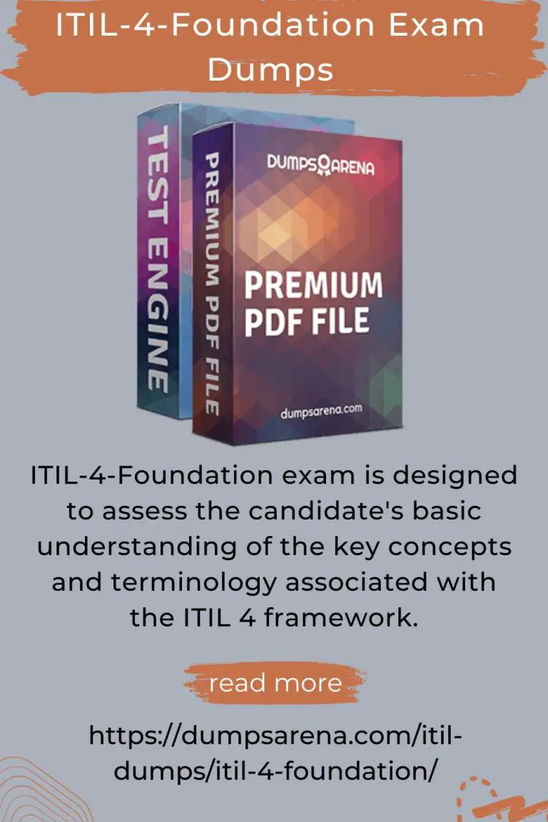 Pass ITIL-4-Foundation Exam Dumps with Flying Colours: Trusted Dumps Available