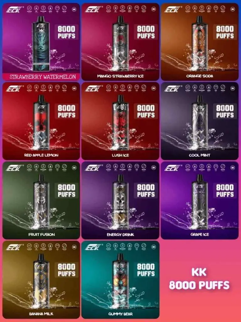 KK Energy 8000 Puffs The Ultimate Long-Lasting Disposable Vape Experience