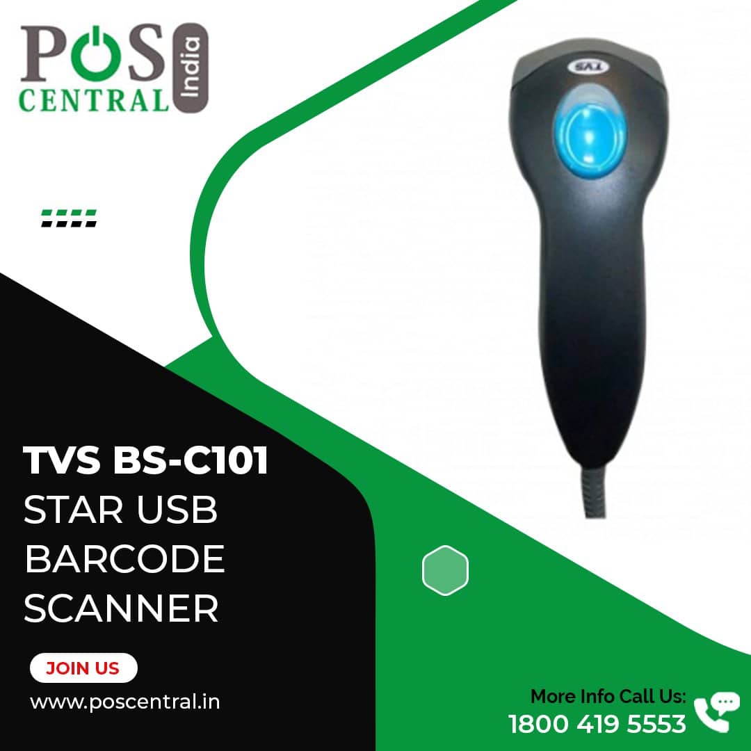 TVS BS-C101 STAR USB BARCODE SCANNER