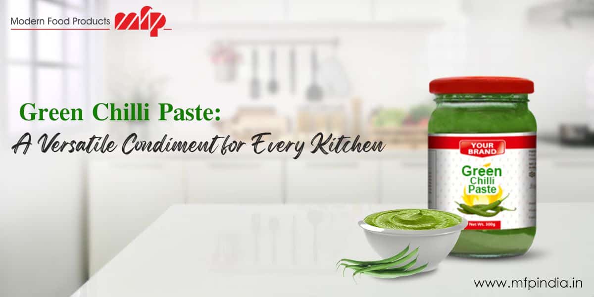 Green Chilli Paste A Versatile Condiment for Every Kitchen