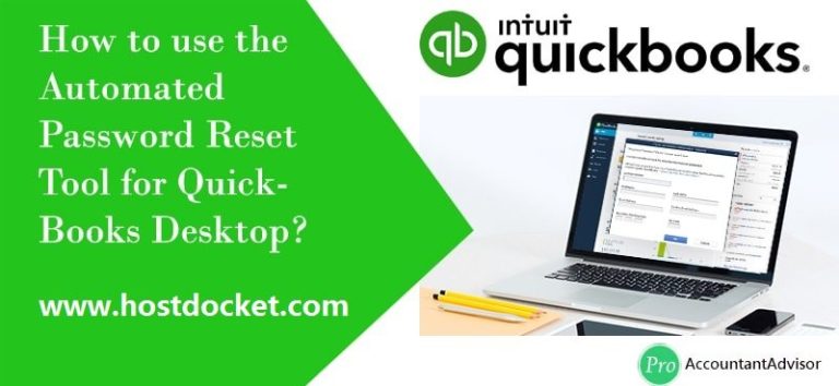 How to Use QuickBooks Automated Password Reset Tool?