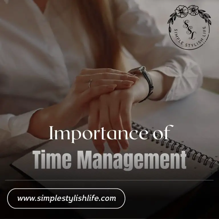 IMPORTANCE OF TIME MANAGEMENT