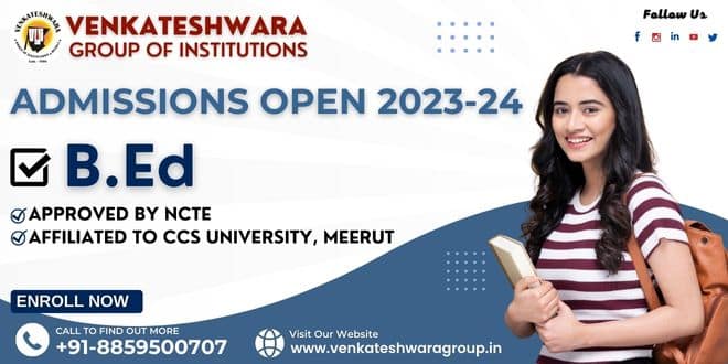 #1 Venkateshwara group of institutions: The Best B.Ed Colleges in Meerut