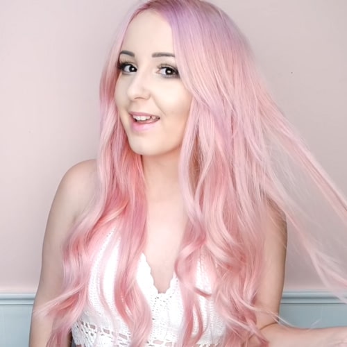 How To Dye Your Blonde Hair To Pastel Pink Color