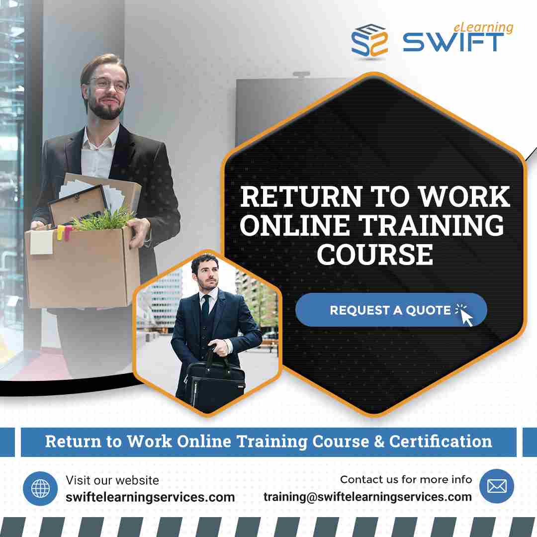 Return To Work Online Training Course For Workers