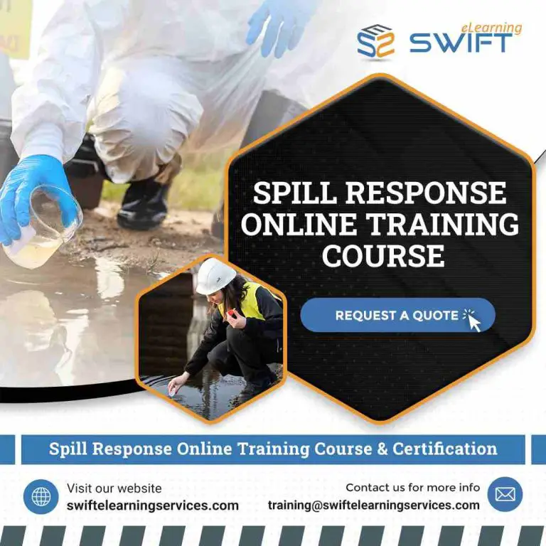 Spill Response Online Training Online Course