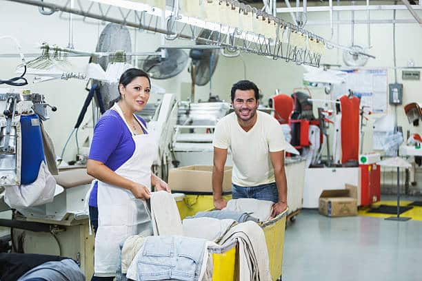 industrial laundry cart