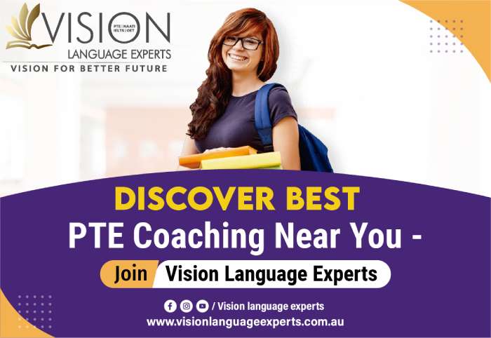 Discover Best PTE Coaching Near me – Join Vision Language Experts