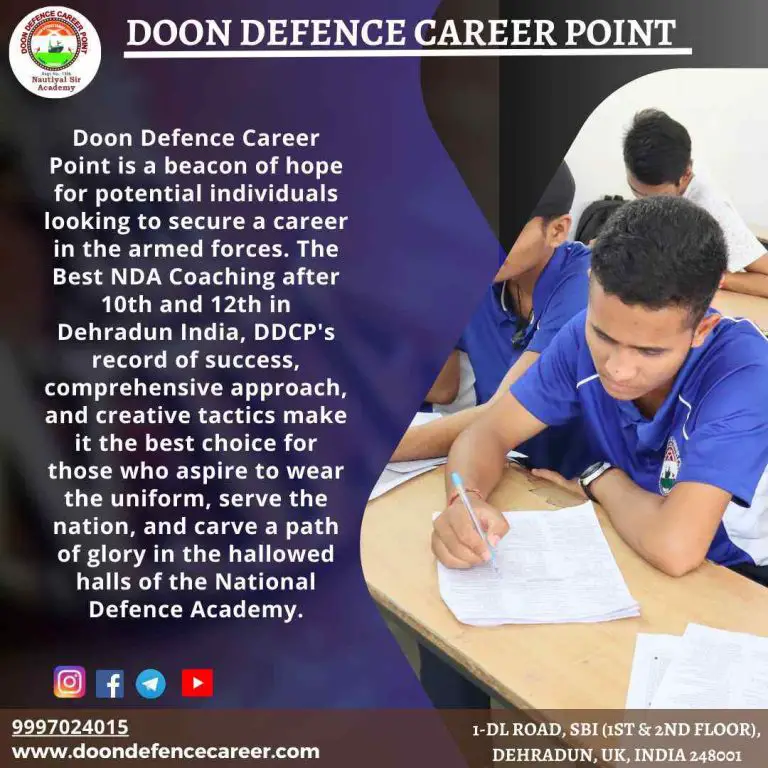 Join Doon Defence Career Point and Secure Your Future in the Defence Forces