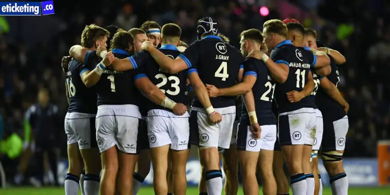 Scotland work hard for victory in Rugby World Cup warm-up match against Georgia