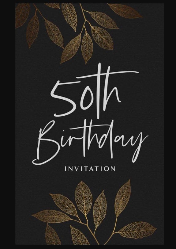 online birthday invitation