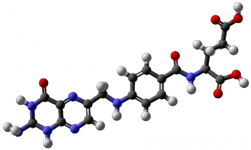 Ball-and-stick_model_of_folic_acid-500x299