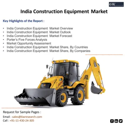 India Construction Equipment Market (2020-2026) | 6Wresearch