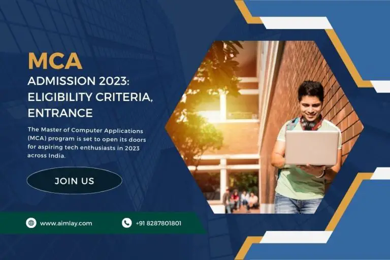 MCA Admission 2023: Eligibility Criteria, Entrance, Colleges, Fees