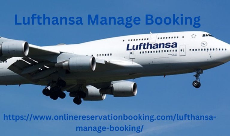 Lufthansa Manage Booking