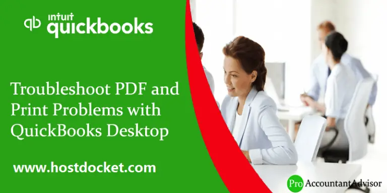 How to troubleshoot PDF and printing problems with QuickBooks Desktop?