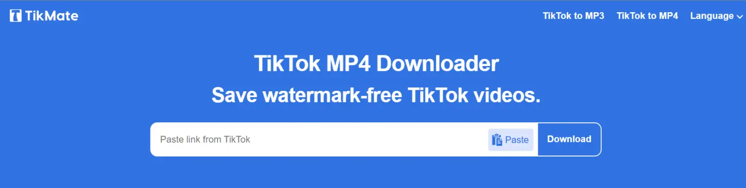 TikTok to MP4