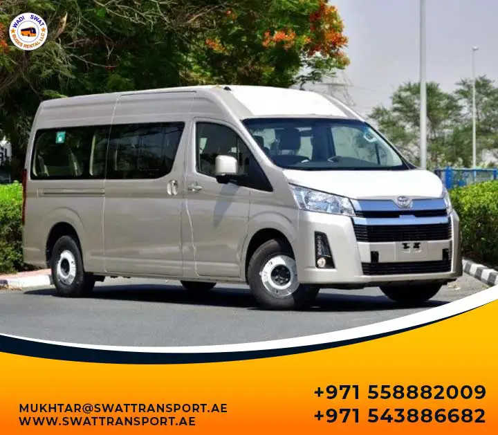 Bus Rental Service in Sharjah with Driver and Fuel