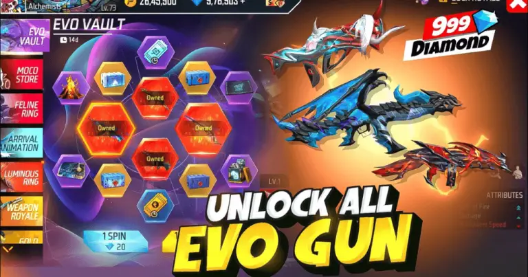 Guide to Get Blue Flame Draco AK47 in Free Fire’s New Evo Vault Event