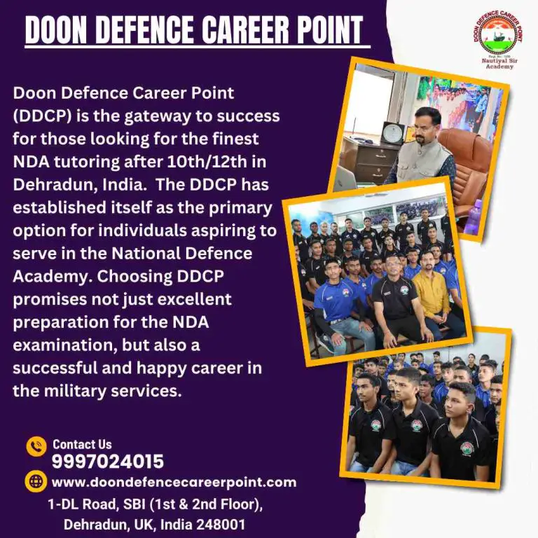 Doon Defence Career Point Your Bridge to Success in NDA after 10th/12th