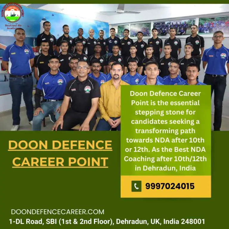Doon Defence Career Point Your Stepping Stone to NDA after 10th/12th in Dehradun
