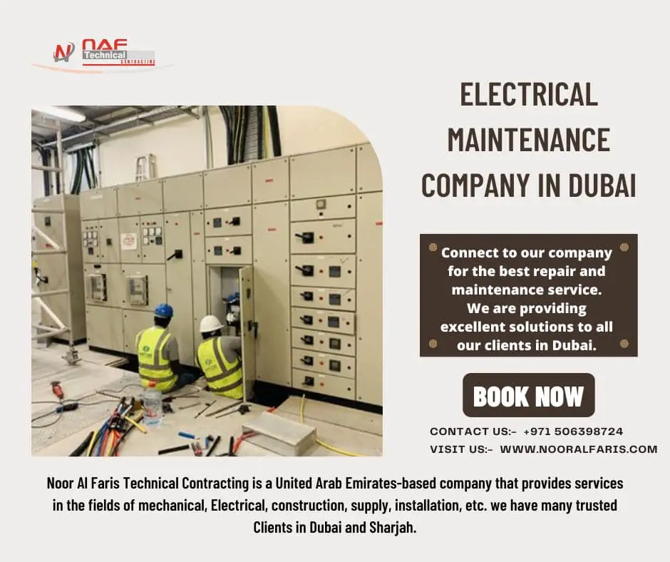 Electrical maintenance company in Dubai