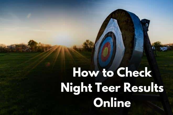 How to Check Night Teer Results Online