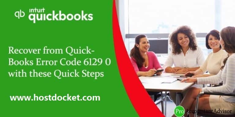 How to Resolve QuickBooks Error 6129, 0?