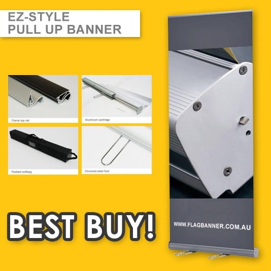 Enhance your brand presence with Custom Pull Up Banners – Flag Banner Online