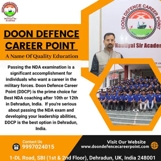 Doon Defence Career Point Nurturing Leadership Skills for NDA after 10th/12th in Dehradun