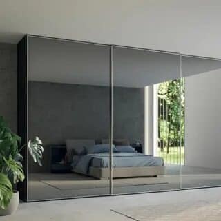 mirror sliding door wardrobe