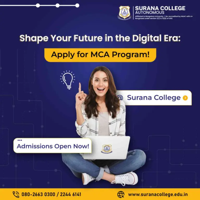 A Top MCA Colleges in Bangalore: Surana College
