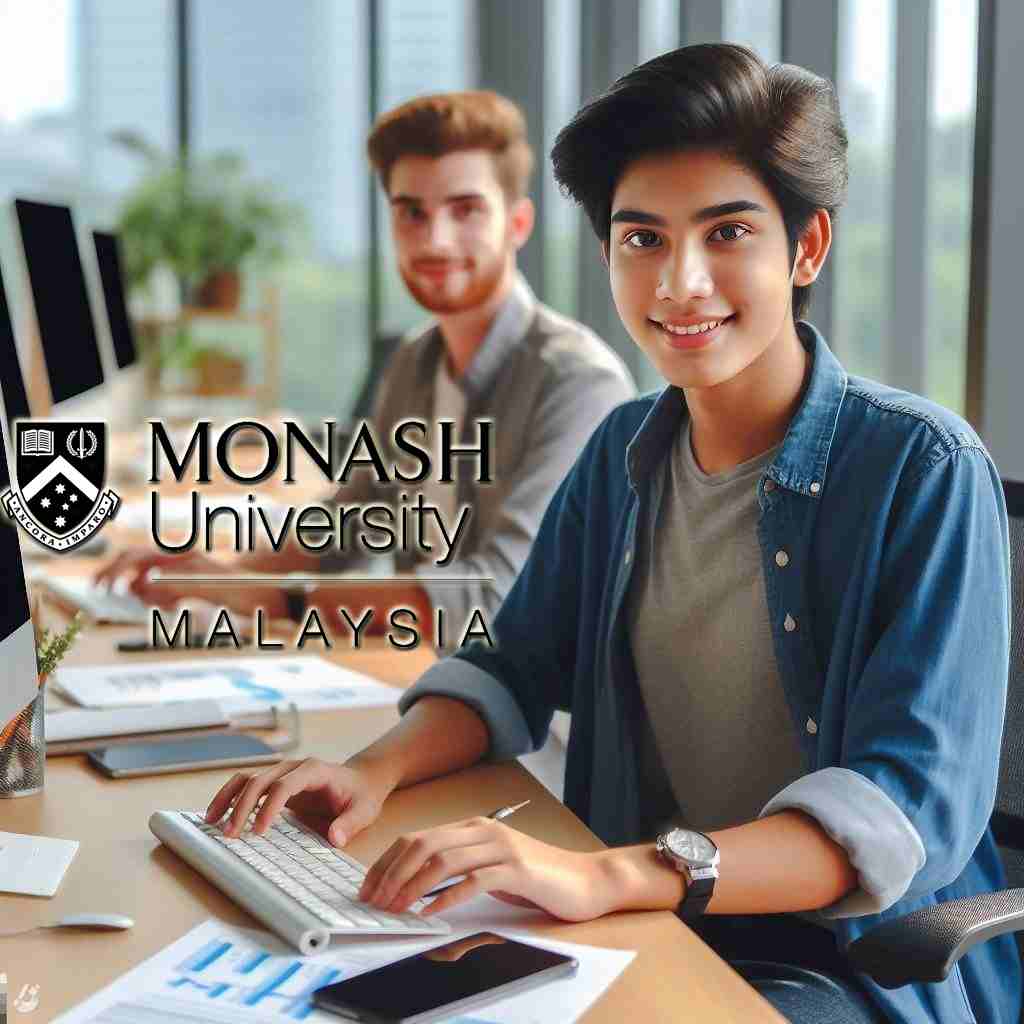digital marketing graduates from Monash University Malaysia working (illustration purpose)