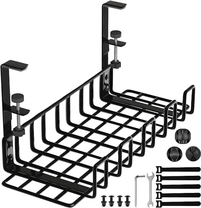 Streamline Your Workspace with an Under Desk Organizer: The Ultimate Cable Management Solution