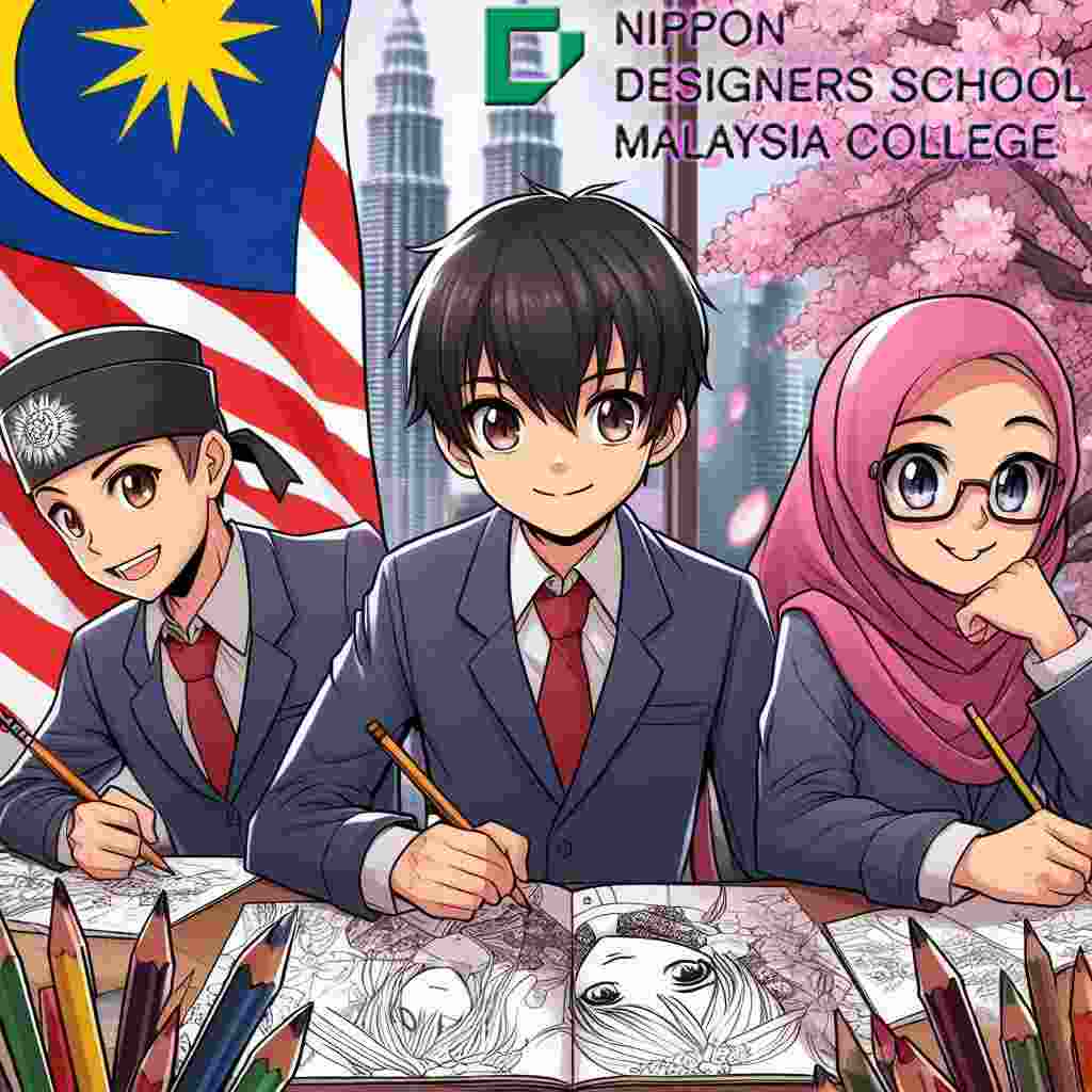 Students in art course in Malaysia by NDS (illustration)