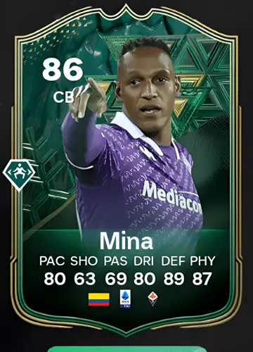 Mastering FC 24: Score with Yerry Mina’s Winter Wildcards Card