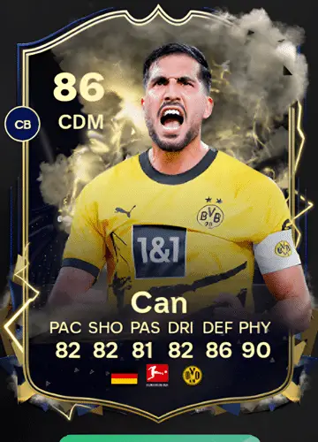 Mastering FC 24: Secure Emre Can’s Thunderstruck Card Today!