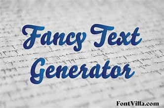 Fancy Text Generator