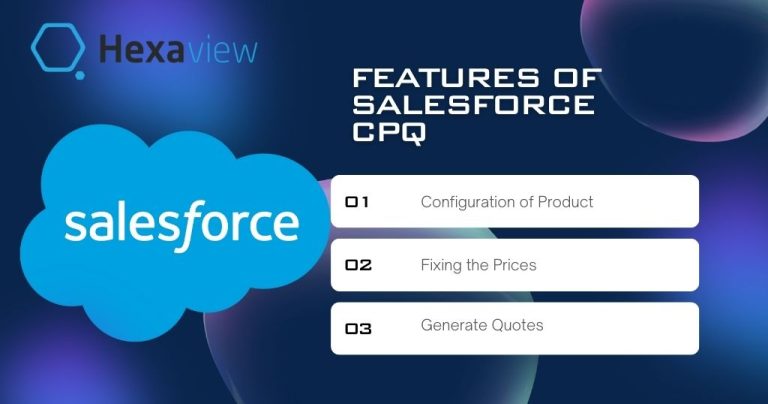 Top features of Salesforce CPQ services