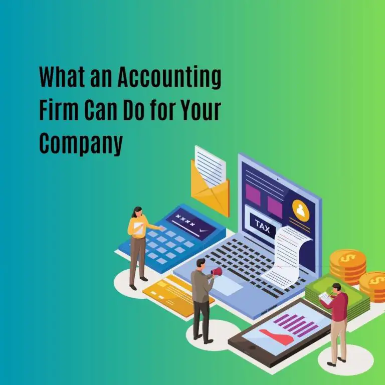 What an Accounting Firm Can Do for Your Company