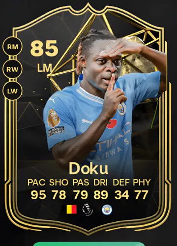 Unlocking Jérémy Doku’s Player Card in FC 24: An Insider’s Guide