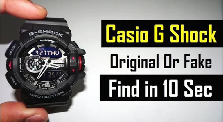 Ways to Spot a Fake Casio Watch