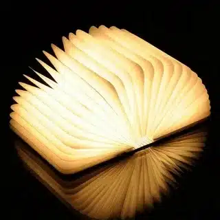 Exploring the Pages with an LED Book Lamp and the Artistry of Iron Hollow Projection Light