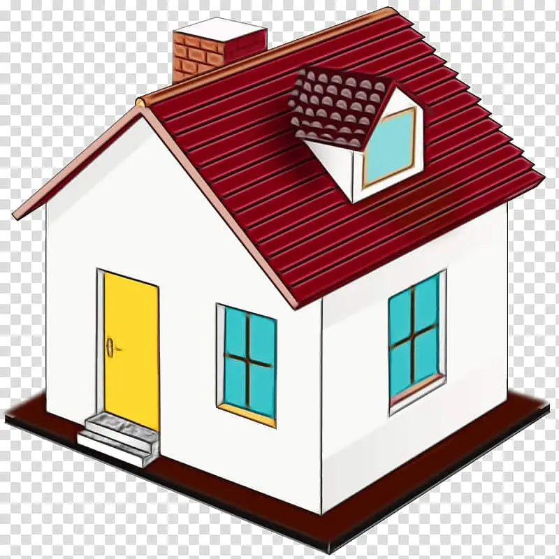 real-estate-house-animation-cartoon-drawing-building-roof-home-png-clipart