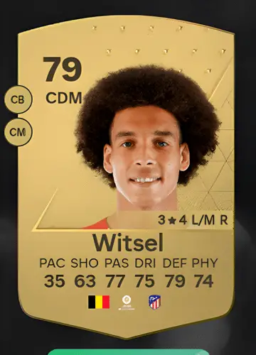 Master the Midfield: Acquire Axel Witsel’s Player Card in FC 24