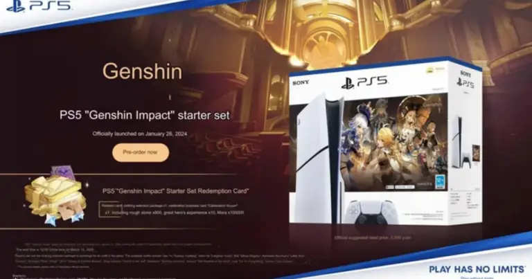 Get Genshin Impact PS5 Bundle: Exclusive 4-Star Skin Selector!