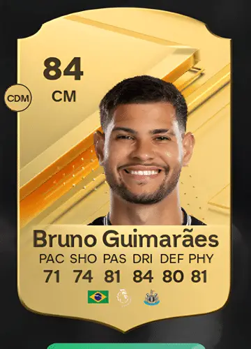 Mastering FC 24: Unlocking Bruno Guimarães Moura’s Rare Player Card